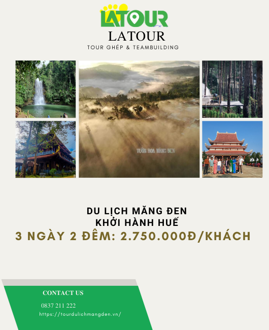 Tour khởi hành từ Huế đi Măng Đen 3 ngày 2 đêm