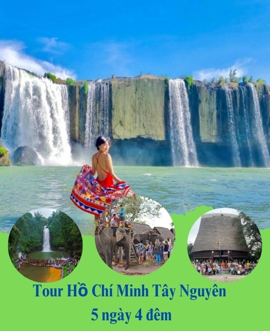 Tour Hồ Chí Minh Tây Nguyên 5 ngày 4 đêm