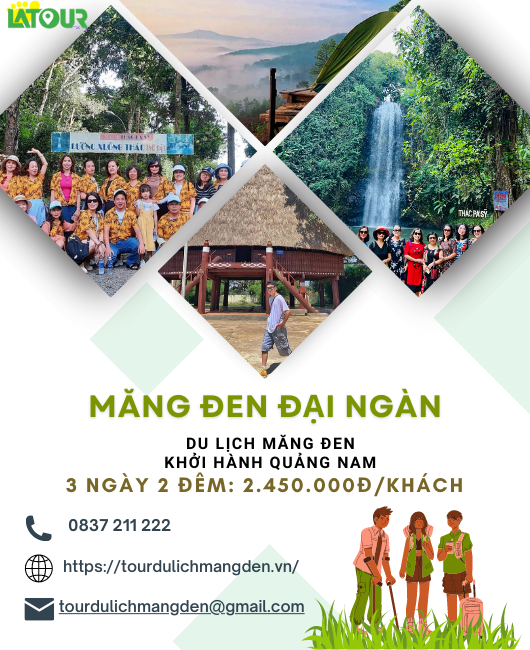 Tour  Quảng Nam Măng Đen 3 ngày 2 đêm