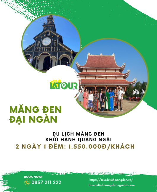 Tour Quảng Ngãi Măng Đen 2 ngày 1 đêm [Tour Trọn Gói]