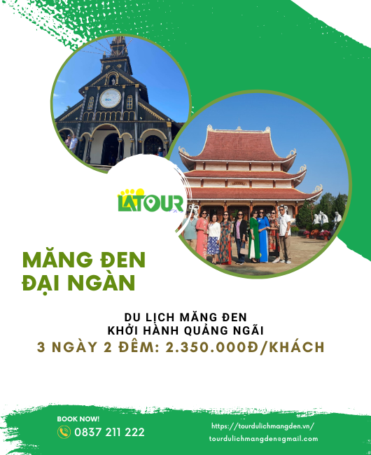 Tour từ Quảng Ngãi đi Măng Đen 3 ngày 2 đêm